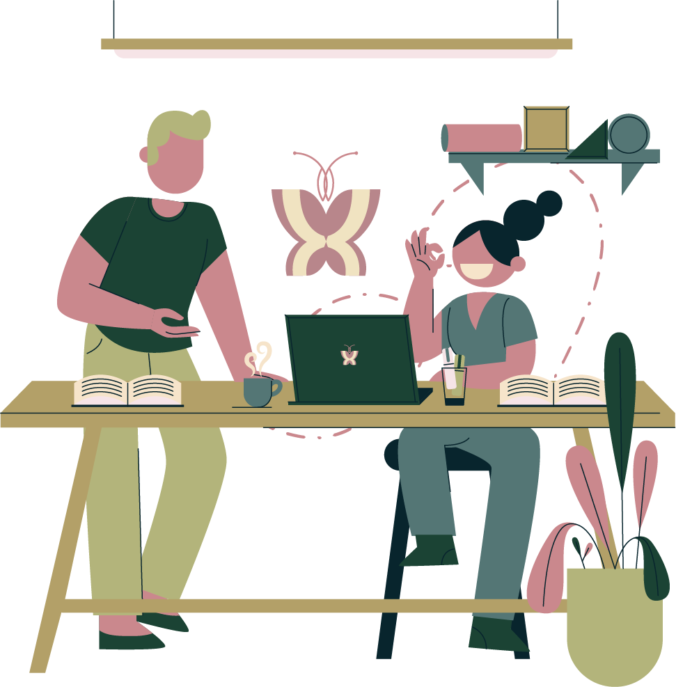 Executor managing estate admin using the HeirWell probate platform on a tablet device